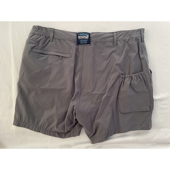 Hook And Tackle Shorts Men Size 38 Black Beer Can Pocket - Picture 2 of 5
